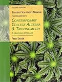 Contemporary College Algebra and Trigonometry : A Graphing Approach, Hungerford, Thomas W., 053446792X