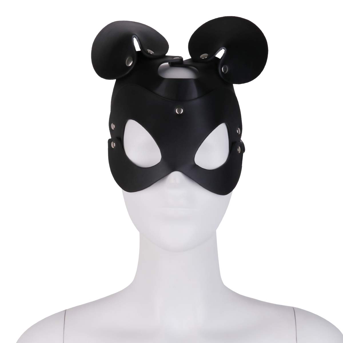 Giochi e giocattoli Freebily Maschera Orecchie Coniglio e Topolino in Pelle  PU Mascherna Meta Faccia Cuoio Maschera Carnevale Veneziana Nera Mashere  Horror Halloween Masquerade Mask urban-earth.co.uk