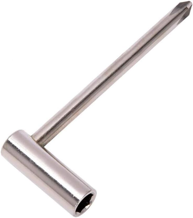 Truss Rod Wrench 7mm with Cross Screwdriver for Taylor Guitar (Silver)