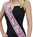 Bachelorette Sash – Bride to Be – Stylish Lace in White, Pink, or Black