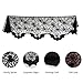OTBBA Halloween Decorations, Spiderweb Fireplace Mantle Scarf Black Lace Cobweb Cover 20