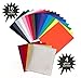 Heat Transfer Vinyl Glitter Combo - 20 Sheets: 16, 4 Glitter - For Cricut, Silhouette Cameo - HTV Permanently Adheres to Shirts & is Machine Washable