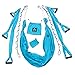 Yoga Swing/Aerial Trapeze Kit with 2 Durable Extension Straps+eBook/Large Inversion Hammock for Indoor and Outdoor Usage with Great Health Benefits/Holds Up to 600 Pounds/Strong Wide Air Fly Sling Set
