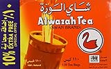 Alwazah Tea, 100% Pure Ceylon, 110-bags Pack of 2- Total of 220 Tea Bags