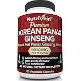 Nutrivein Pure Korean Red Panax Ginseng 1600mg