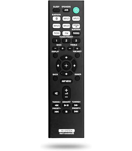 Amazon.com: RMT-AA401U Replacement Remote Control Applicable for