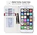 FYY for iPhone 8 Plus Case/iPhone 7 Plus Case, PU Leather Flip Wallet Phone Case with Card Holder Wrist Strap Kickstand Protective Cover for iPhone 7 Plus/8 Plus 5.5