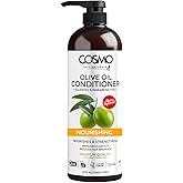 Cosmo Hair Care Nourishing Olive Oil Conditioner 1000ml - 33.8 fl. Oz, Nourishes & Strengthens, Reduce Hair Breakage, Sulfates & Parabens Free, Hair Conditioners, For Men & Women, For All Hair Types
