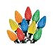 Celebrations 47736-71 Indoor/Outdoor C9 LED Multi-Color Light Bulbs On A Reel, 49', 75 Bulbs primary
