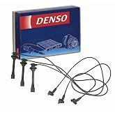DENSO Spark Plug Wire Set Compatible with Toyota Tacoma 3.4L V6 1995-2004 | Fixes misfire, rough idle and surge from cracked plug wires; complete wire set; clears P0300. OE replacement.