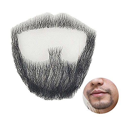 Igennki Men's Professional 100% Human Hair Hand Tied Fake Mustache Beard RM-1002
