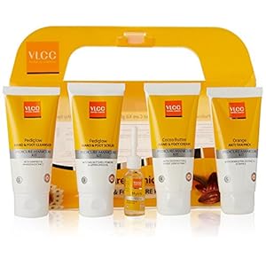 VLCC Pedicure Manicure Kit and Foot Care Cream Kit, 210g