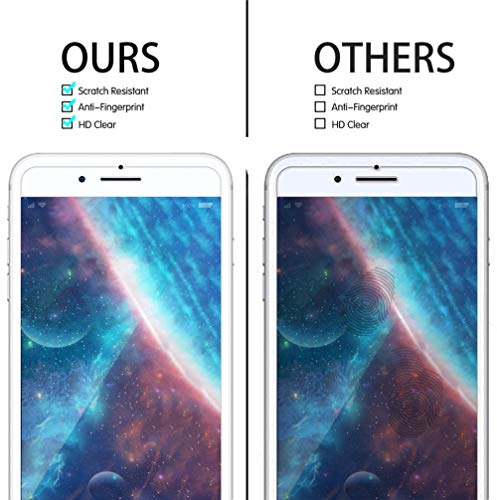 image for NALIGHT Glass Screen Protector for iPhone 8/7/6 [Anti-Scratch]Tempered