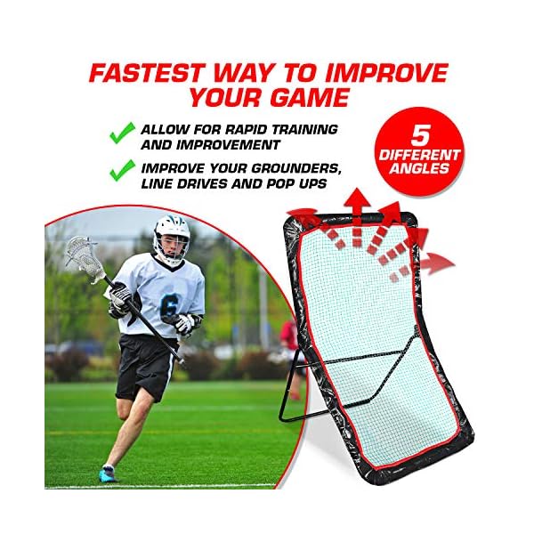 Lacrosse Scoop Premium 4x7ft Lacrosse Rebounder