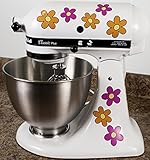 Hippy Flowers Daisy Decals for Kitchen Mixers