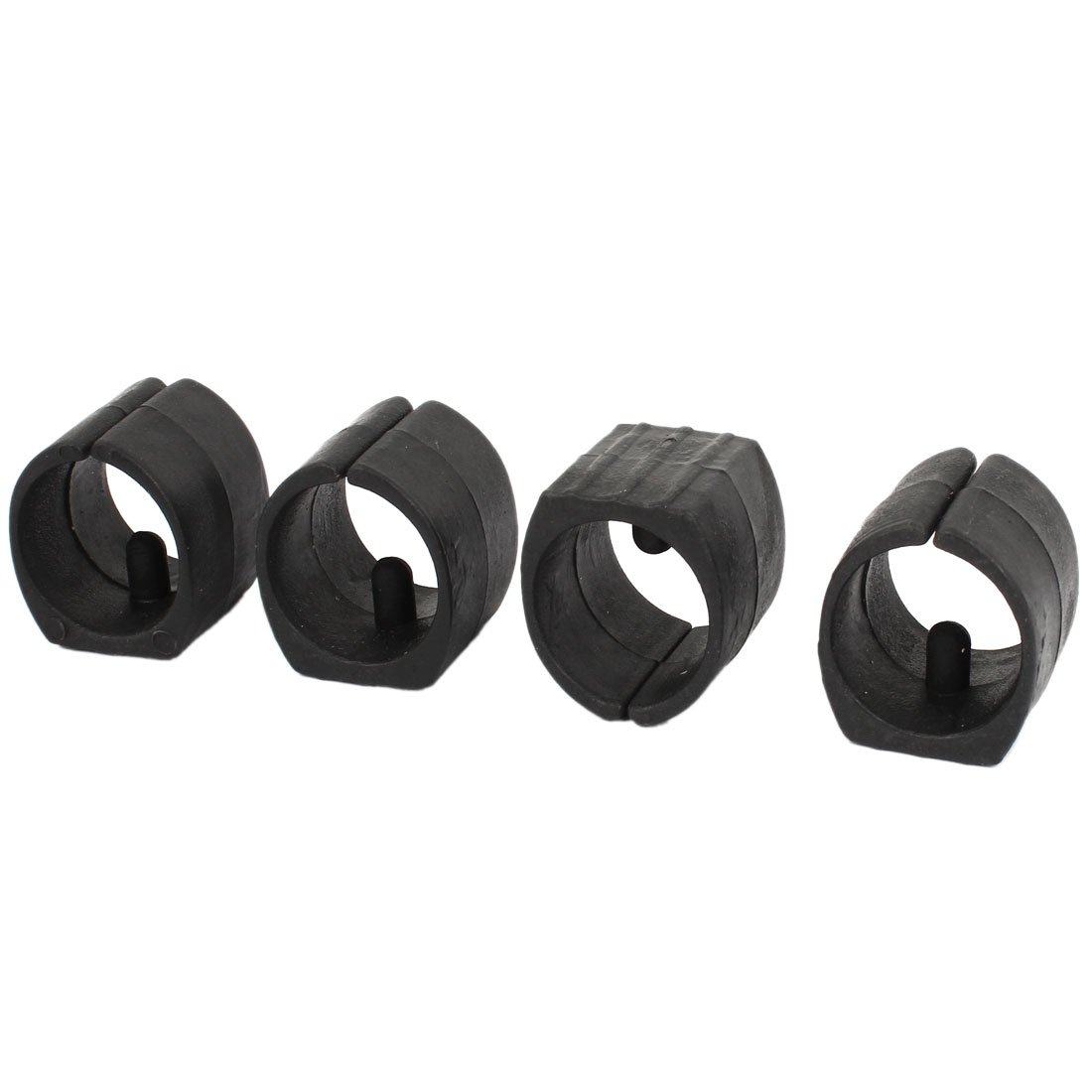Sourcingmap Breuer Chair Tube Foot Glides Single Prong Plastic Caps 20mm Dia 4Pcs