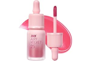 Peripera Ink Airy Velvet Lip Tint, Liquid Lip (0.14 fl oz, 025 ZAZZY PEACH)