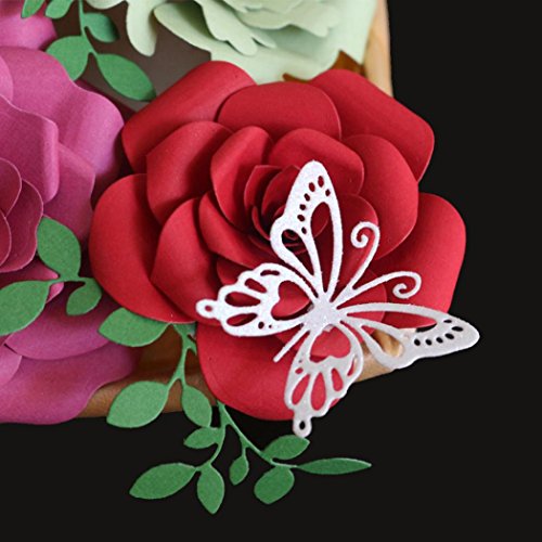 image for Transer Metal Die Cutting Dies 4 Pcs Butterflies Stencil for DIY Scrap