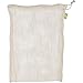 Green Home Habits Reusable Produce Bags - Organic Cotton Mesh - 5 Pack - Large Size for Grocery Shopping - With Convenient Muslin Carry Bag