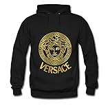 Kaodu Mens Hoodies Versace Black Size L