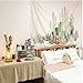 Cactus Plant Printed Tapestry Wall Hangings Boho Home Room Decoration Table Cloth