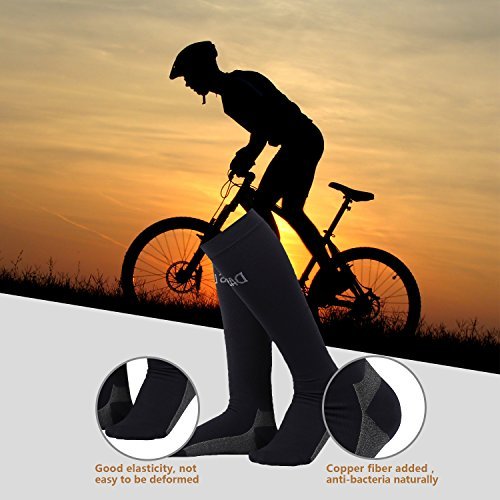 DAS Leben Compression Socks Copper Wear Knee High Socks (S/M)