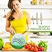 LIPR Large BPA Free Salad Cutter and Bowl with Lettuce Knife Cuts Fruits and Vegetables in Seconds