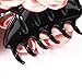 Floral Hair Claw Clips Set for Women, Double Grip Teeth Nonslip Strong Jaw Clamps Large Ribbon Rose Flower Hair Hold Clutches Accessories 3.9
