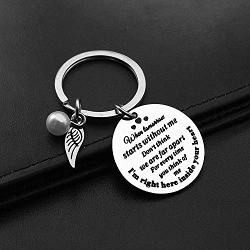 5 Memorial+Keychain+Rememberance+Tomorrow+Sympathy