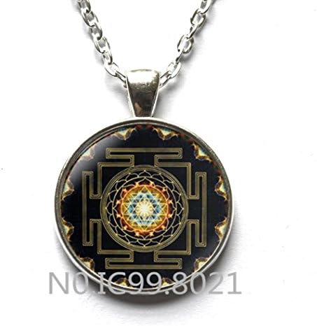 Fashion Necklace Fashion Pendant Sri yantra pendant, Sacred geometry jewelry, Sri yantra jewelry, Jewelry for men, necklace for men, Sri yantra necklace, Buddhist,A147
