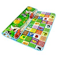 Garwarm 7159inches Extra Large Baby Crawling Mat Playmat Foam Blanket Rug for in/Out Doors