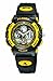 PASNEW Boys Girls Waterproof Sport Digital Watch Dual Time Display (Yellow)
