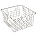 iDesign Forma Metal Wire Pantry Storage Organizer Basket with Handles, Container Bin for Food, Drinks, Produce Organization, 1.25