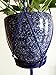 4 Legs Macrame Nylon Rope Plant Holders in Navy Blue Color, 29.5-inches and 11 Inches Tassel