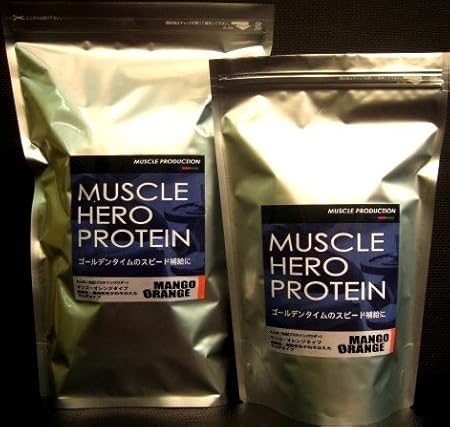 Amazon マッスルヒーロープロテイン5kg ストロベリー マッスルプロダクション ソイプロテイン