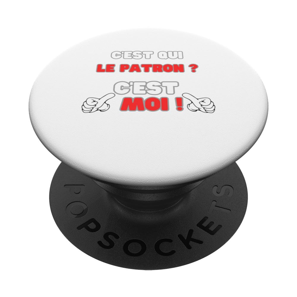 Who is the boss? it's me! boss chef gift humour PopSockets Swappable PopGrip