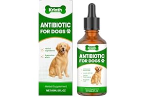Antibiotics for Dogs, Natural Dog Immune Drops Help Supports Allergies, Itching, Coughs, Skin, Dog Antibiotics for All Breeds