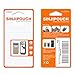 Sinjimoru Basic Cell Phone Wallet Stick on, Card Holder for Back of Phone Working as Adhesive Stretchy iPhone Wallet. Sinji Pouch Basic 2 White