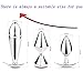 Penis Shape Metal-plated Butt/Anal Plug for Sex Games Updated Fetish Butt Anal Sex Toys, Bestimulus Stainless Steel Anal Butt Plugs Personal Massager for Sex Games (1 Pkg/3 Plugs) …