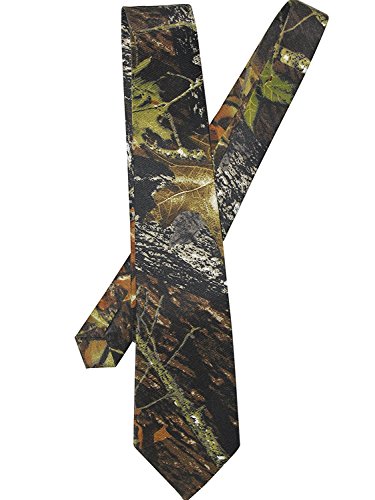 Snowskite Men's Designer Long Camo Necktie