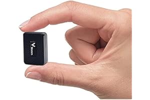 Mini GPS Tracker, Zeerkeer Portable Real-Time GPS Locator for Vehicles, Cars, Kids, Persons, Assets - Hidden Tracking Device 