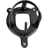 HORZE 4" x 5.5" Metal Bridle Rack | Hang Bridles, Halters, Other Tack - Black - One Size