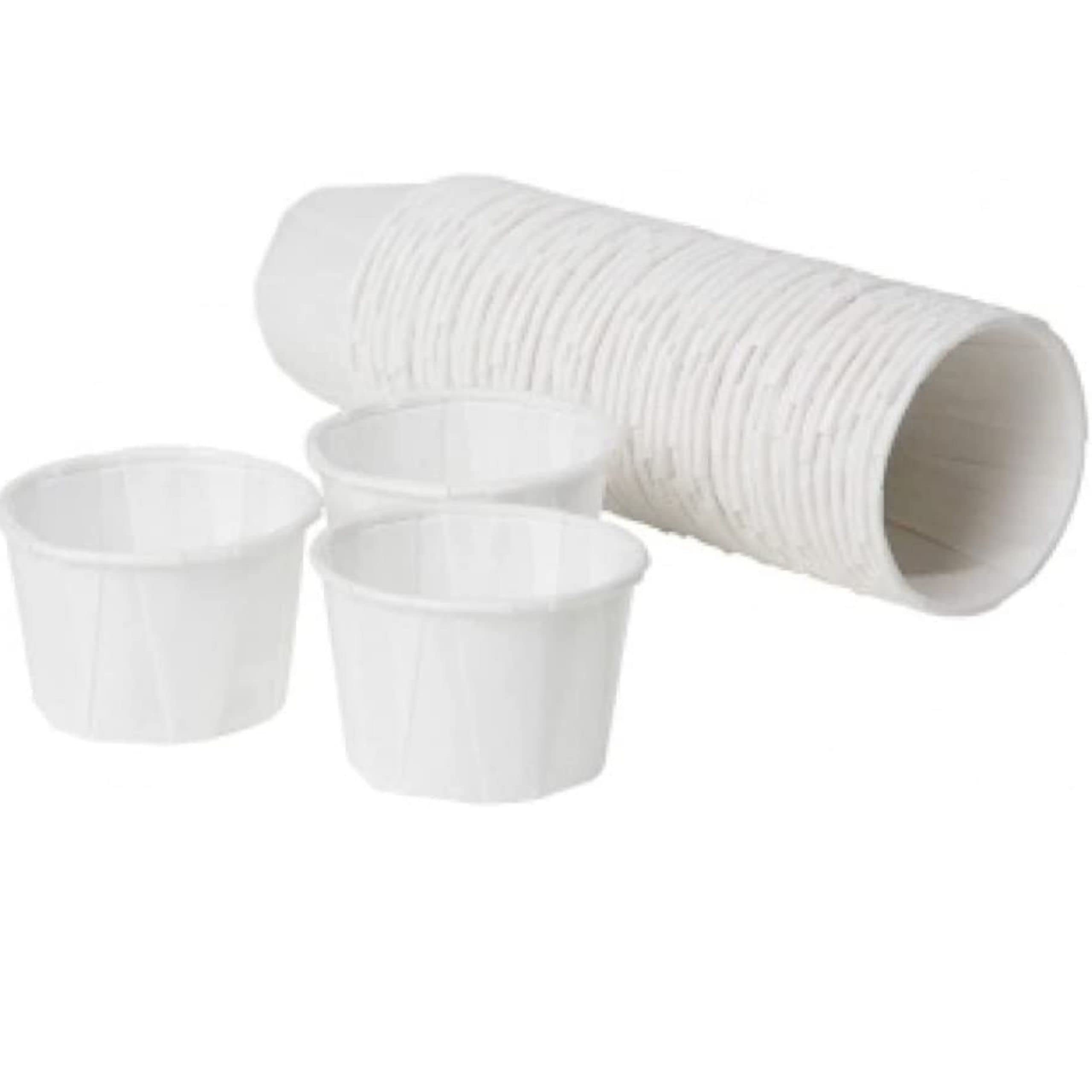 250 x Waxed Paper Medicine Pots 28ml