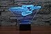 LOTOS Star Trek Battleship 3D Optical Illusion Multi-colored Change Touch Botton Desk Lamp Table Light