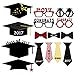PBPBOX Graduation Photo Booth Props 2017 Graduation Party Decorations 46PCS