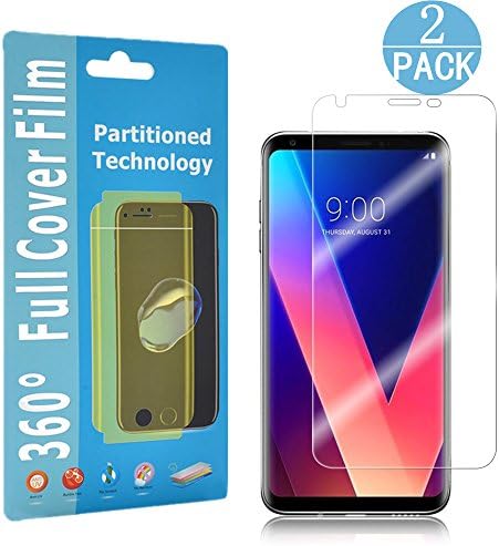 [2 Pack] LG V30 / LG V30 + / LG V30 Plus Screen Protector , Wtbone - [Full Coverage] [HD Clear] [Anti-Bubble] TPU Screen Protector For LG V30 / LG V30 + / LG V30 Plus
