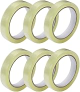 GTSE 6 Pack Cellotape 24mm x 66m Clear Tape Gift Wrap Dispenser Compatible