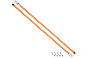 EPR DISTRIBUTION EPR 2PK 36" Snow Plow Guides Stakes Markers Safety Orange Bolt On Hardware