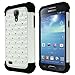 Cbus Wireless Hard +Soft Hybrid Quilted Diamond Rhinestone Gem Studded Bling Rugged Shockproof Case for Samsung Galaxy S4 miniNot for Galaxy S4)