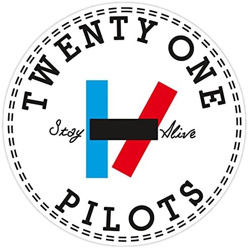 21 Pilots Twenty One 4"x4" Vinyl Sticker Decal Wall Bumper Laptop